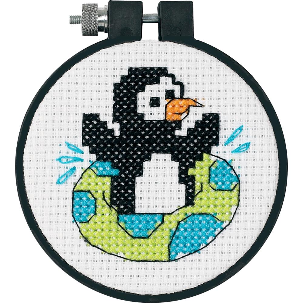 Learn A Craft Penguin Counted Cross Stitch Kit